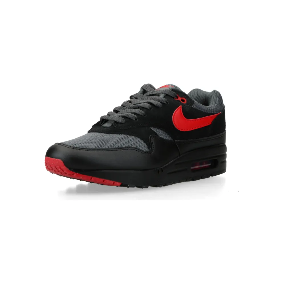 Nike Air Max 1 Essential (black / university red / iron grey) – FZ5808-008