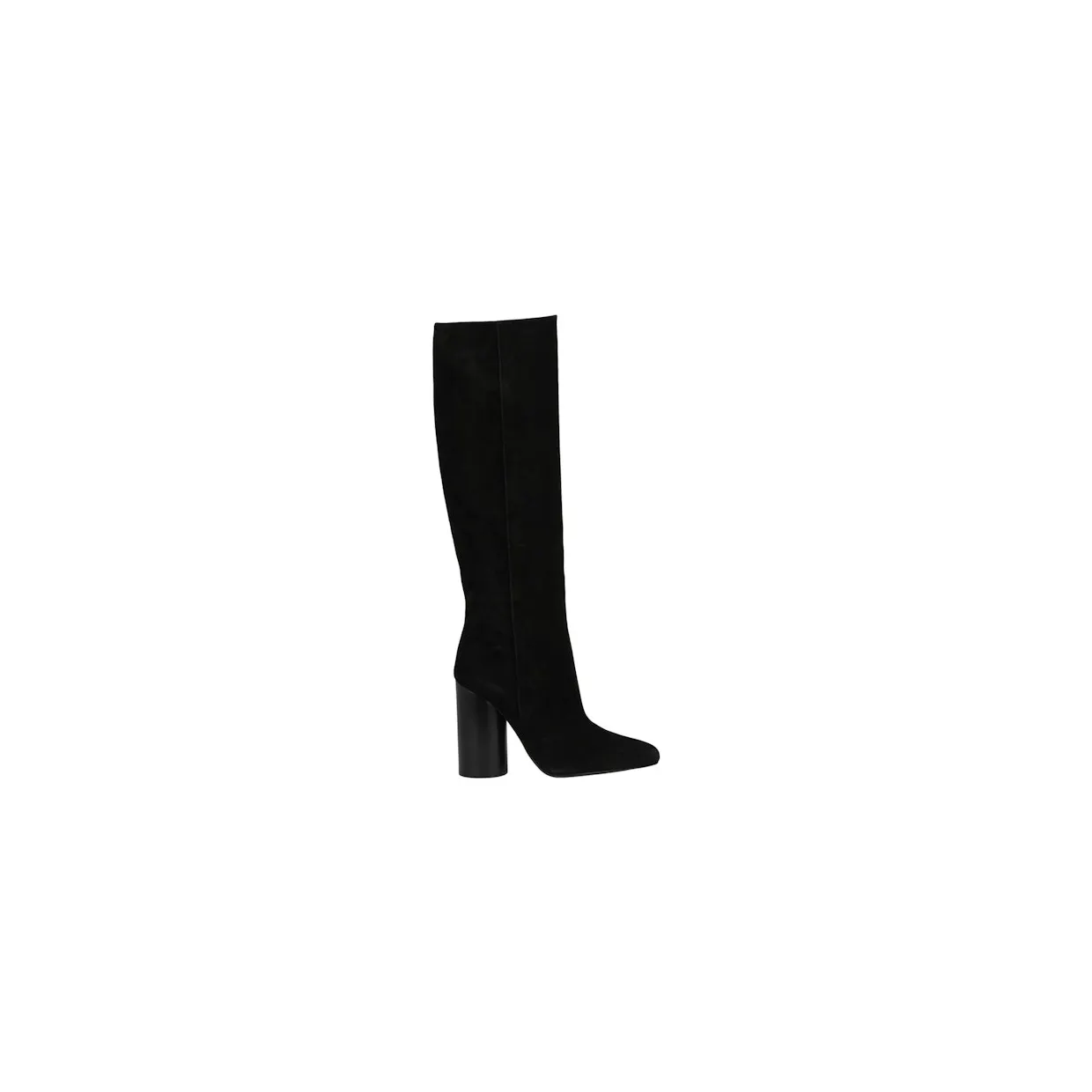 Ferragamo Pampero Suede Knee-High Boots Black (01G047-764059)