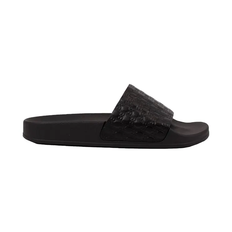 Balmain Calypso Embossed Slide Black (SN3C169LSMB BLK)