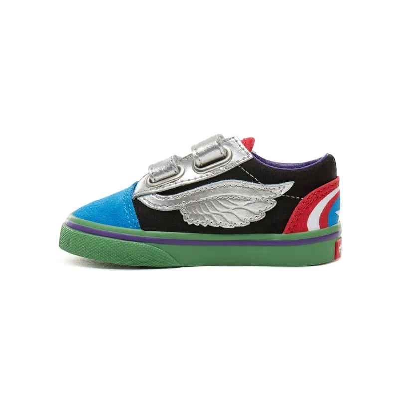 Vans Old Skool Velcro Marvel What The Avengers (TD) Multi-Color/Multi-Color (VA344KU3V)