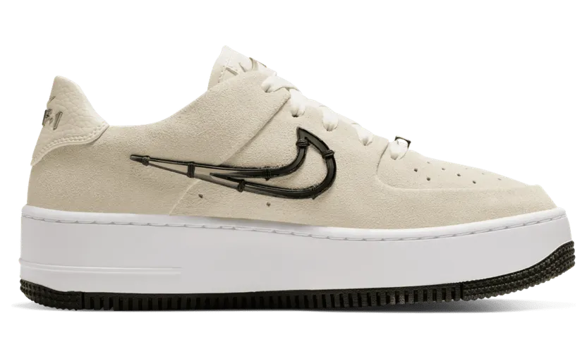 Nike Air Force 1 Sage Low LX ‘Cream’ Light Cream/Black/Metallic Gold/White (CI3482-200)