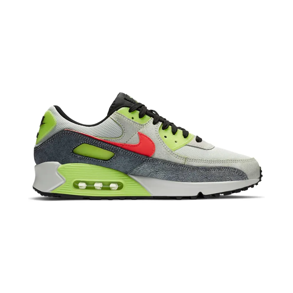 Nike Air Max 90 N7 (2020) Grey/Volt-Crimson-Black (CV0264-001)