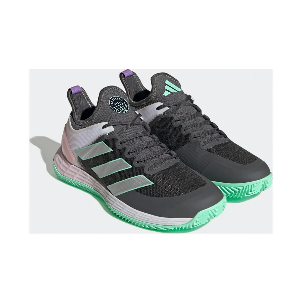 adidas adizero Ubersonic 4 Clay Court Tennis Grey Six / Silver Metallic / Violet Fusion (HQ8373)