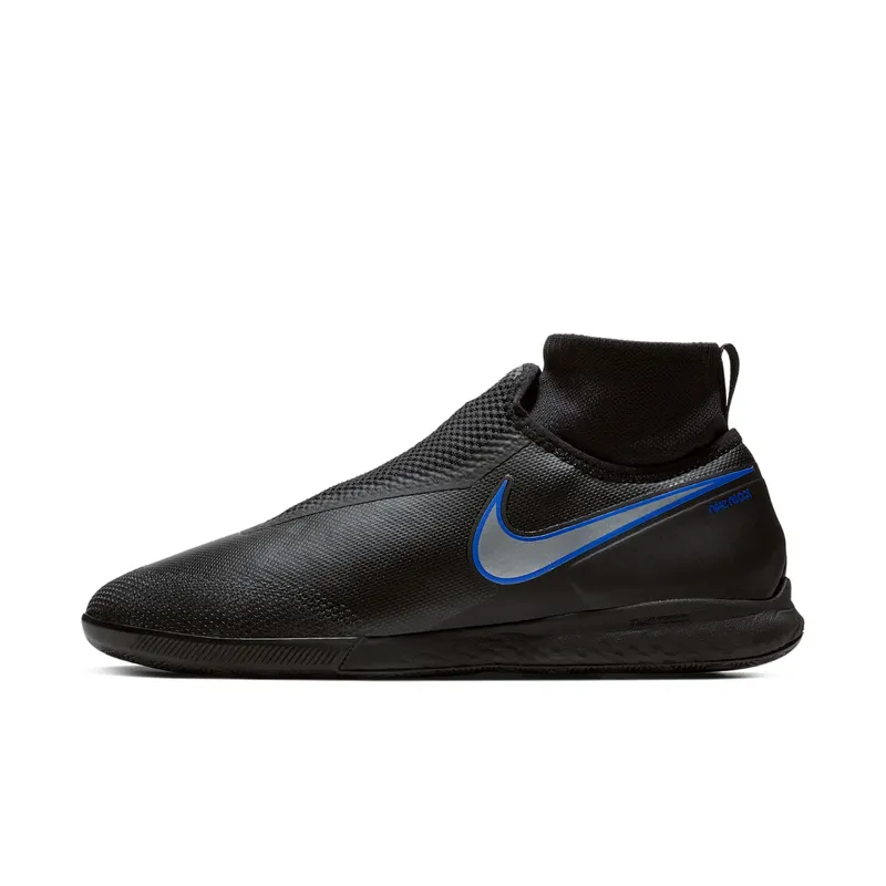 Nike React Phantom Vision Pro Dynamic Fit IC Black Black Racer Blue Metallic Silver (AO3276-004)
