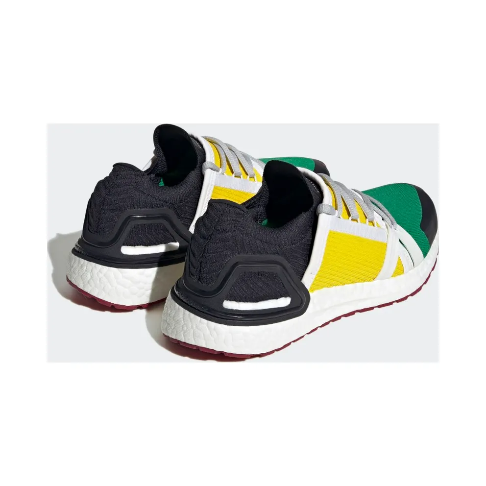 adidas by Stella McCartney Ultraboost 20 Shoes Green / Yellow / Cloud White (GX1568)