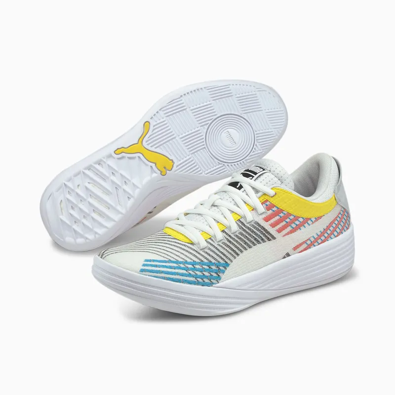 Puma Clyde All-Pro White Blue Atoll Puma White/Blue Atoll (194039-01)