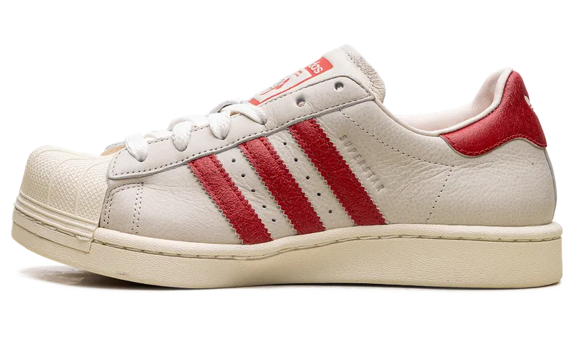 Adidas Superstar Modified “AVAVAV Crystal White Red” (JI4584)