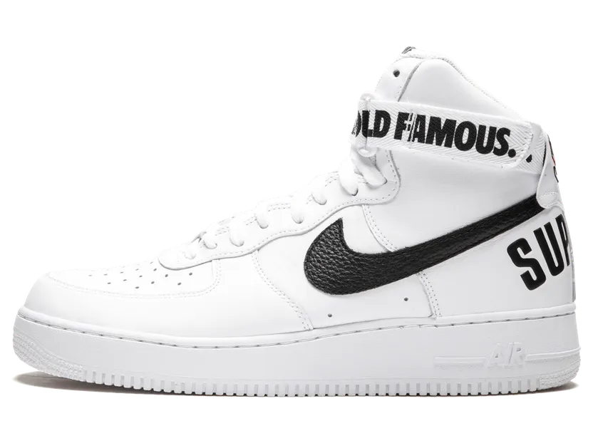 Nike Supreme x Air Force 1 High Supreme ‘White’ White/White (698696-100)