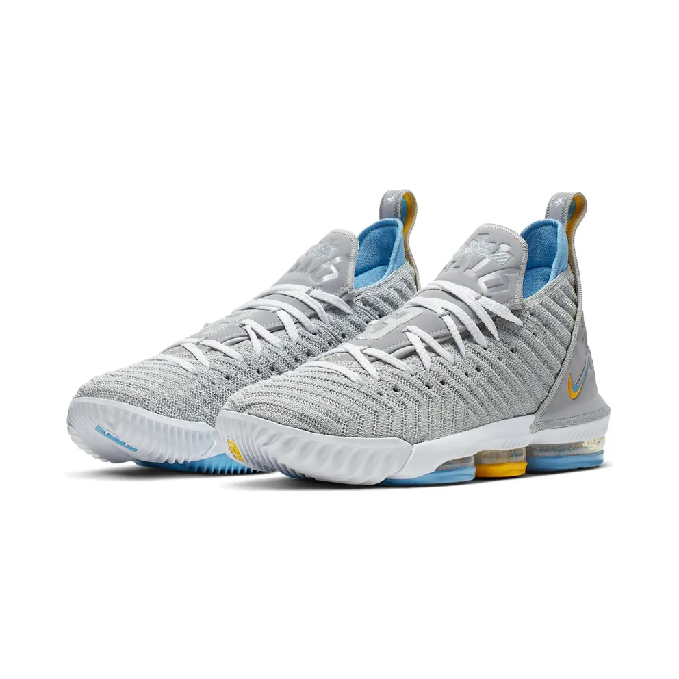 Nike LeBron 16 MPLS Lakers Wolf Grey/White-University Blue (CK4765-001)
