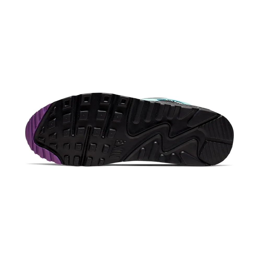 Nike Air Max 90 Black Bright Violet White Black/Bright Violet-Pink Blast-White (AJ1285-024)