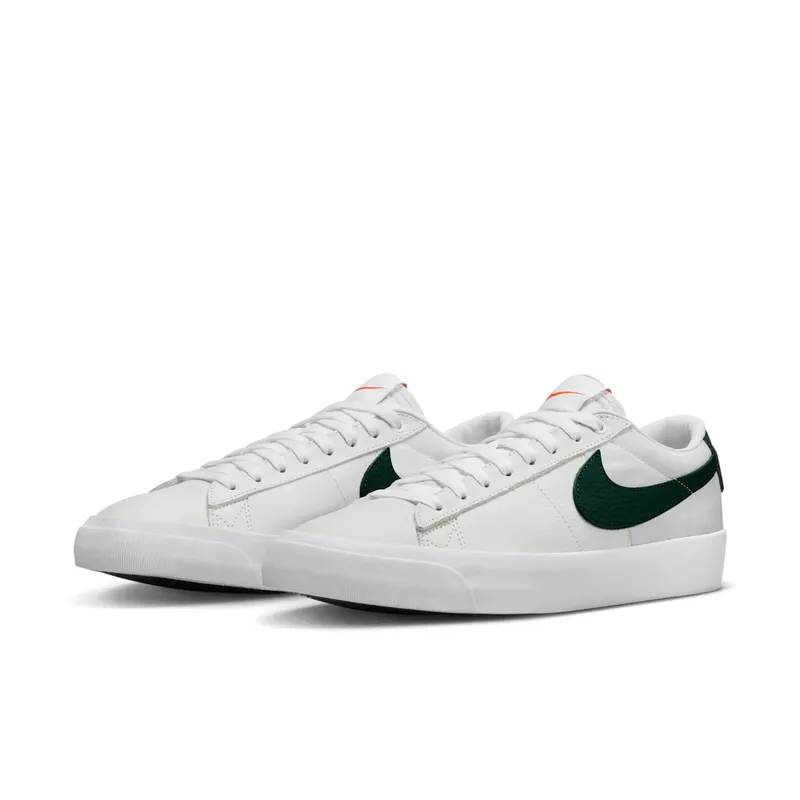 Nike SB Zoom Blazer Low GT “Orange Label – White / Pro Green” (DR9099-100)