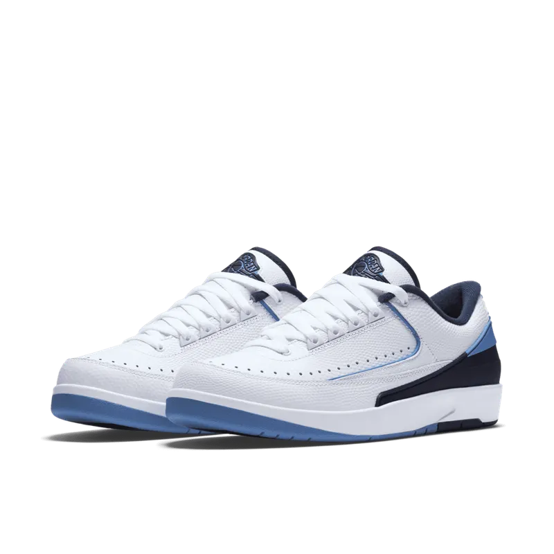 Jordan 2 Retro Low University Blue (2016) White/University Blue-Midnight Navy (832819-107)