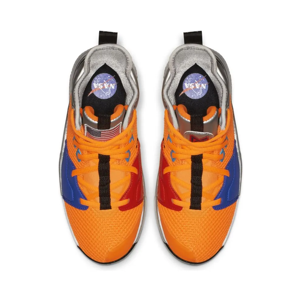 Nike PG 3 NASA (GS) Total Orange/Black-Metallic Silver (CI8973-800)