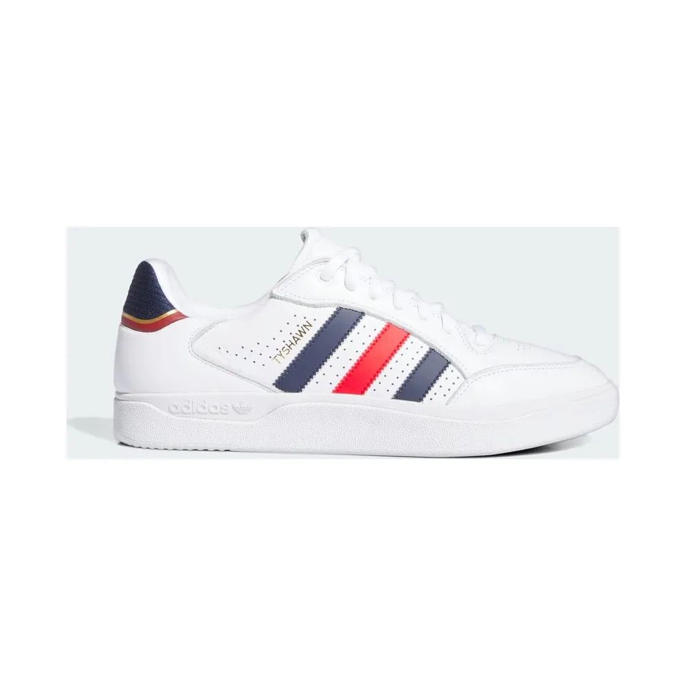 adidas Tyshawn Low Cloud White Better Scarlet Gold Metallic (IF4624)