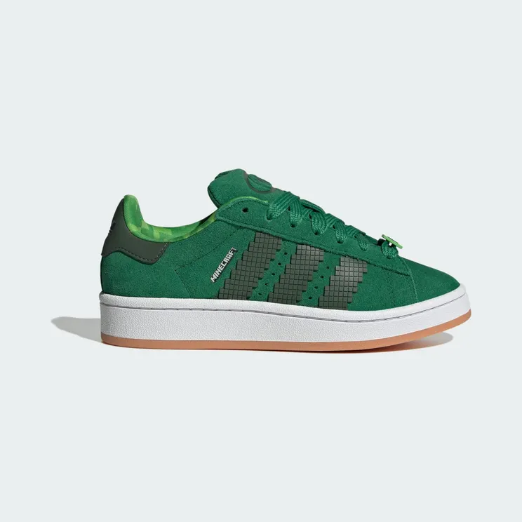 Adidas Campus 00s x Minecraft Kids Green / Core Black / Gum (JS3778)