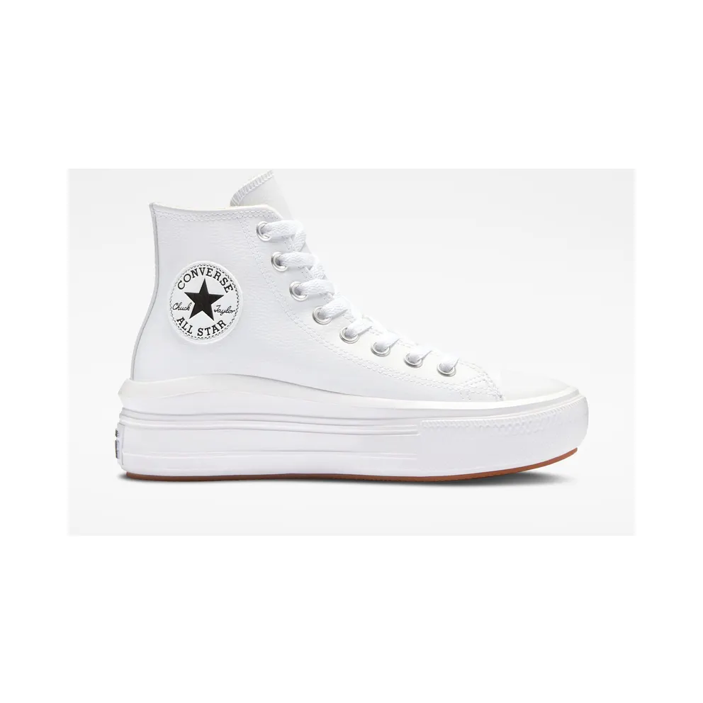 Converse Chuck Taylor All Star Move Platform Foundational Leather White/Black/White