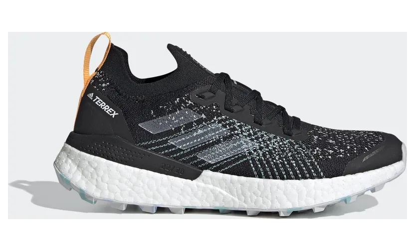 adidas TERREX Two Ultra Parley Trailrunning-Schuh Core Black / Dash Grey / Blue Spirit (EE8964)
