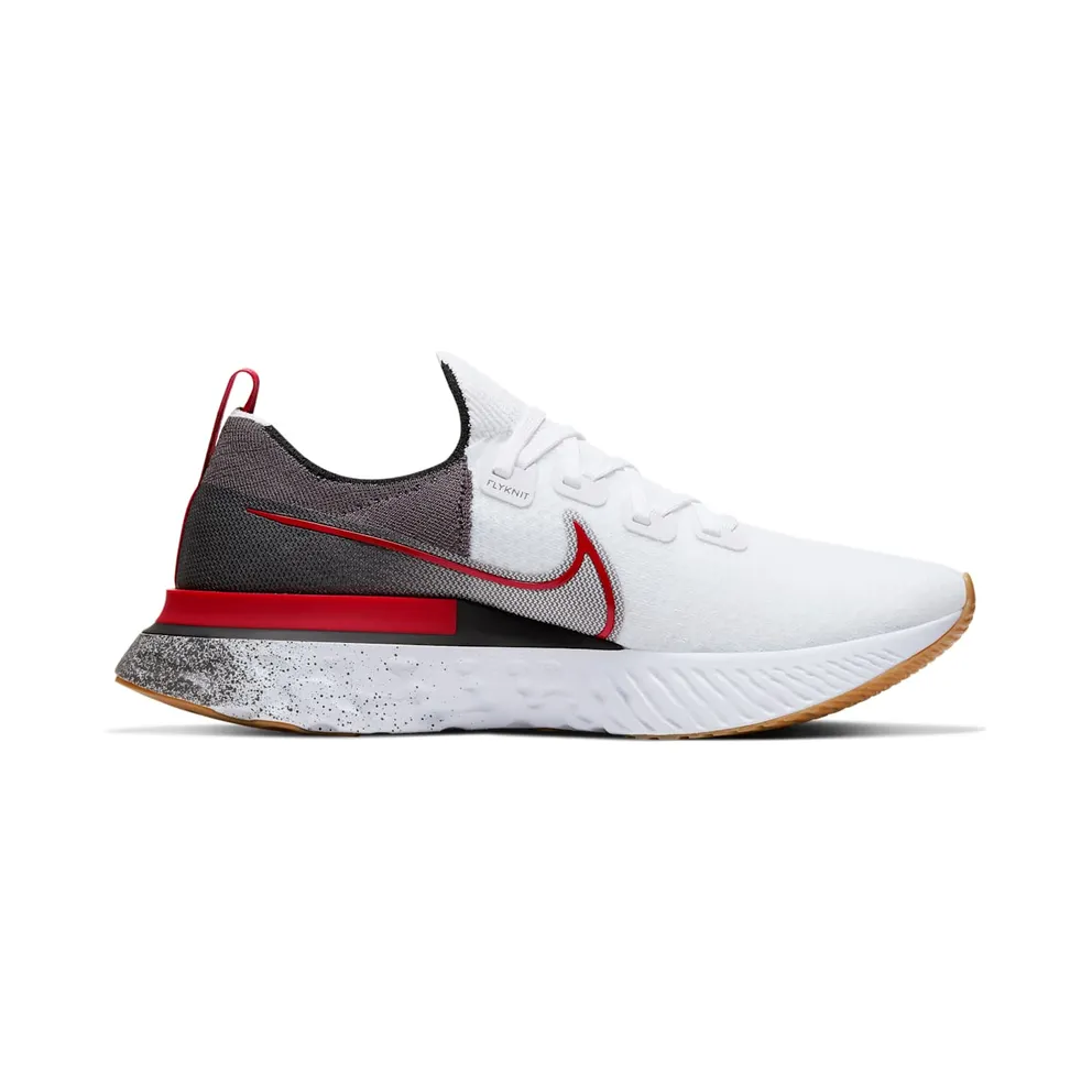 Nike React Infinity Run Flyknit White Light Brown White/Black/Gum Light Brown (CW5245-100)
