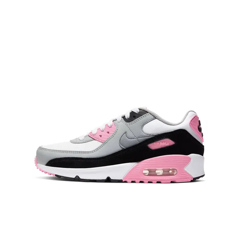 Nike Air Max 90 Recraft Rose (GS) White/Particle Grey-Light Smoke Grey-Rose (CD6864-104)