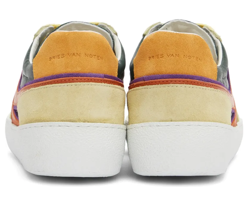 Dries Van Noten Multicolor Leather Sneakers (WS221-276-120) (4)