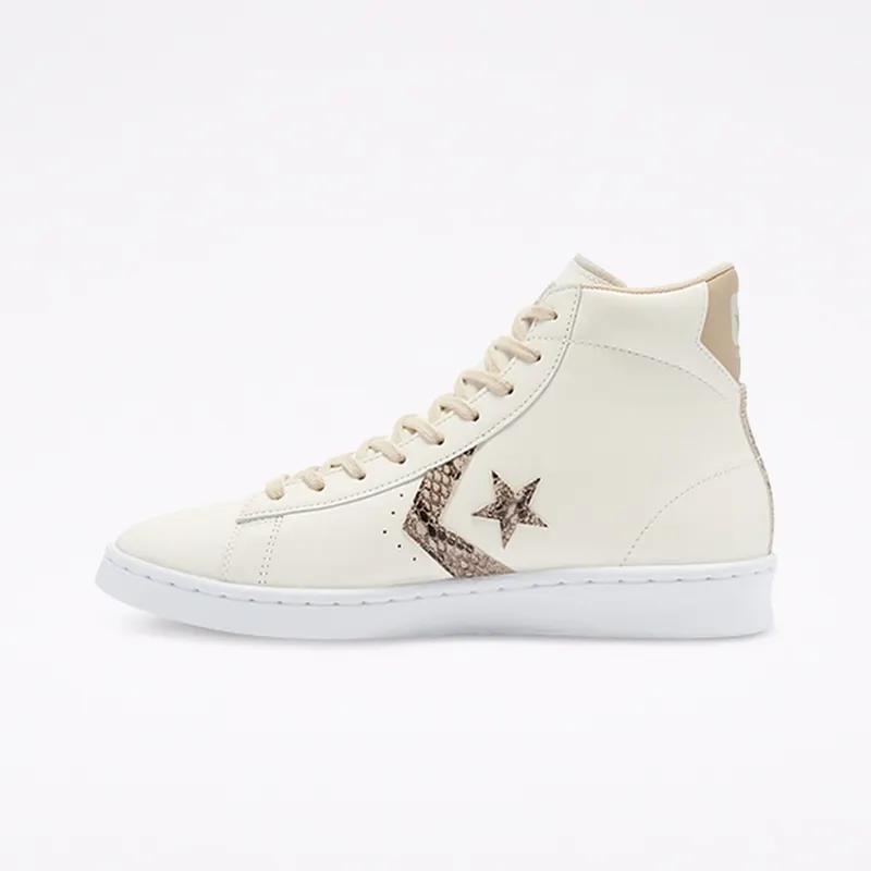 Converse Snake Print Pro Leather High Top Egret/nomad/egret (170497C)