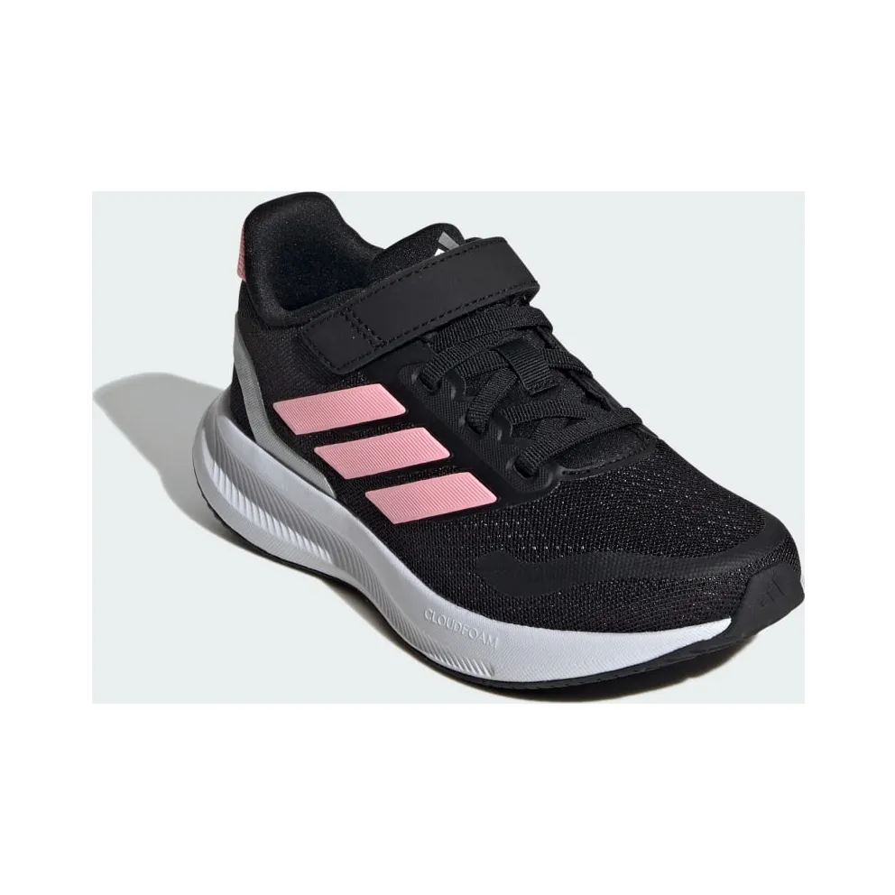 Adidas Runfalcon 5 Kids Core Black / Pink Spark / Silver Metallic (IE8580)