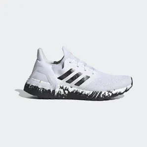 Adidas UltraBoost 20 ‘Paint Splatter – White Black’ Cloud White/Core Black/Signal Coral (EG1370)