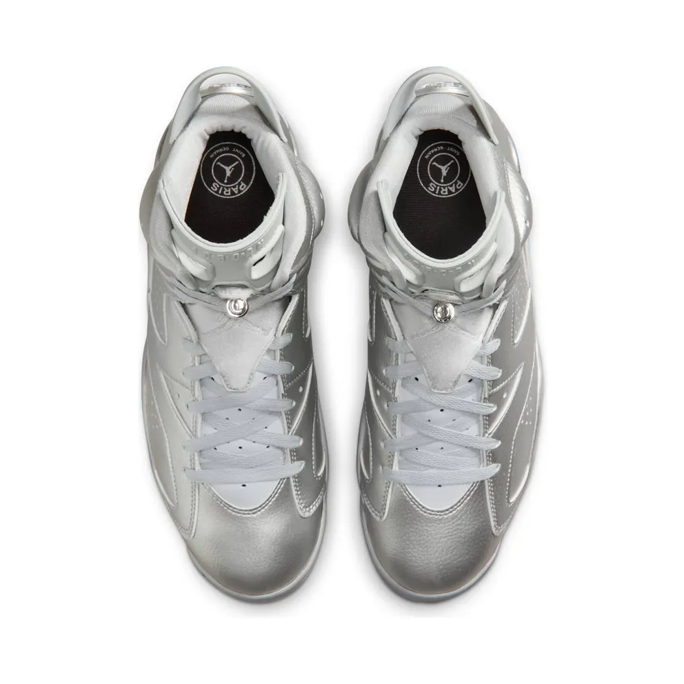 Jordan 6 Retro “PSG Paris Saint-Germain Silver” (IQ5135-001)
