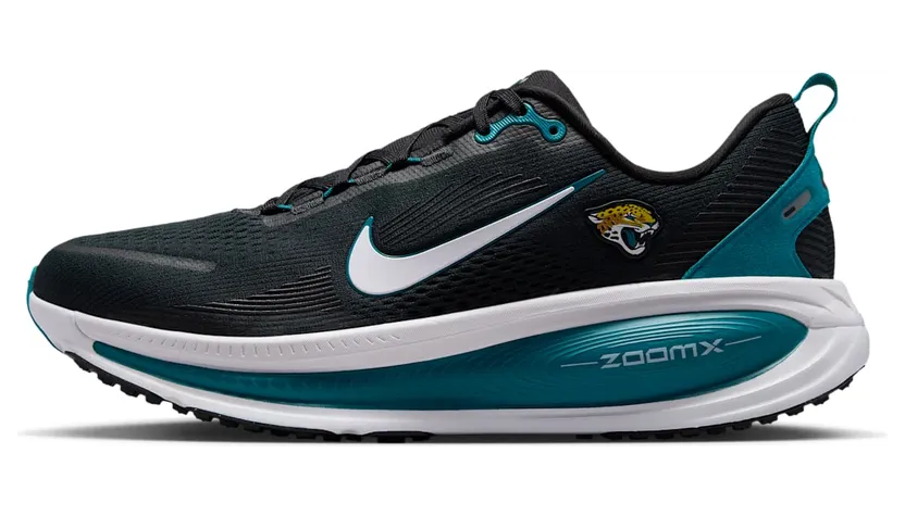 Nike Vomero 18 – Jacksonville Jaguars – “Black / Blustery / White” (IQ6000-001)