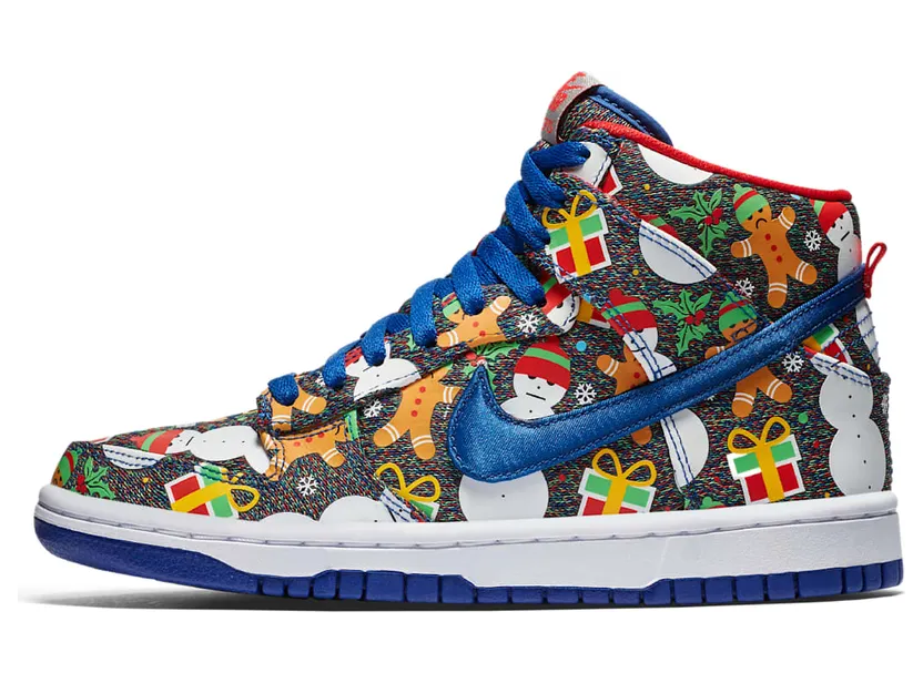 Nike SB Dunk High Concepts Ugly Christmas Sweater 2017 (GS)