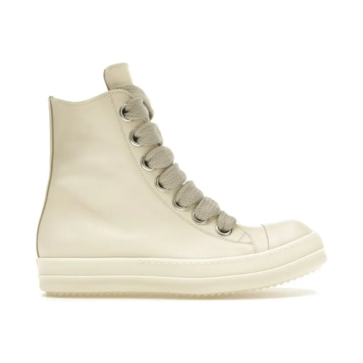 Rick Owens Lido High Sneaks Jumbo Laced Milk (RU01D3892-LCOW2-11111)