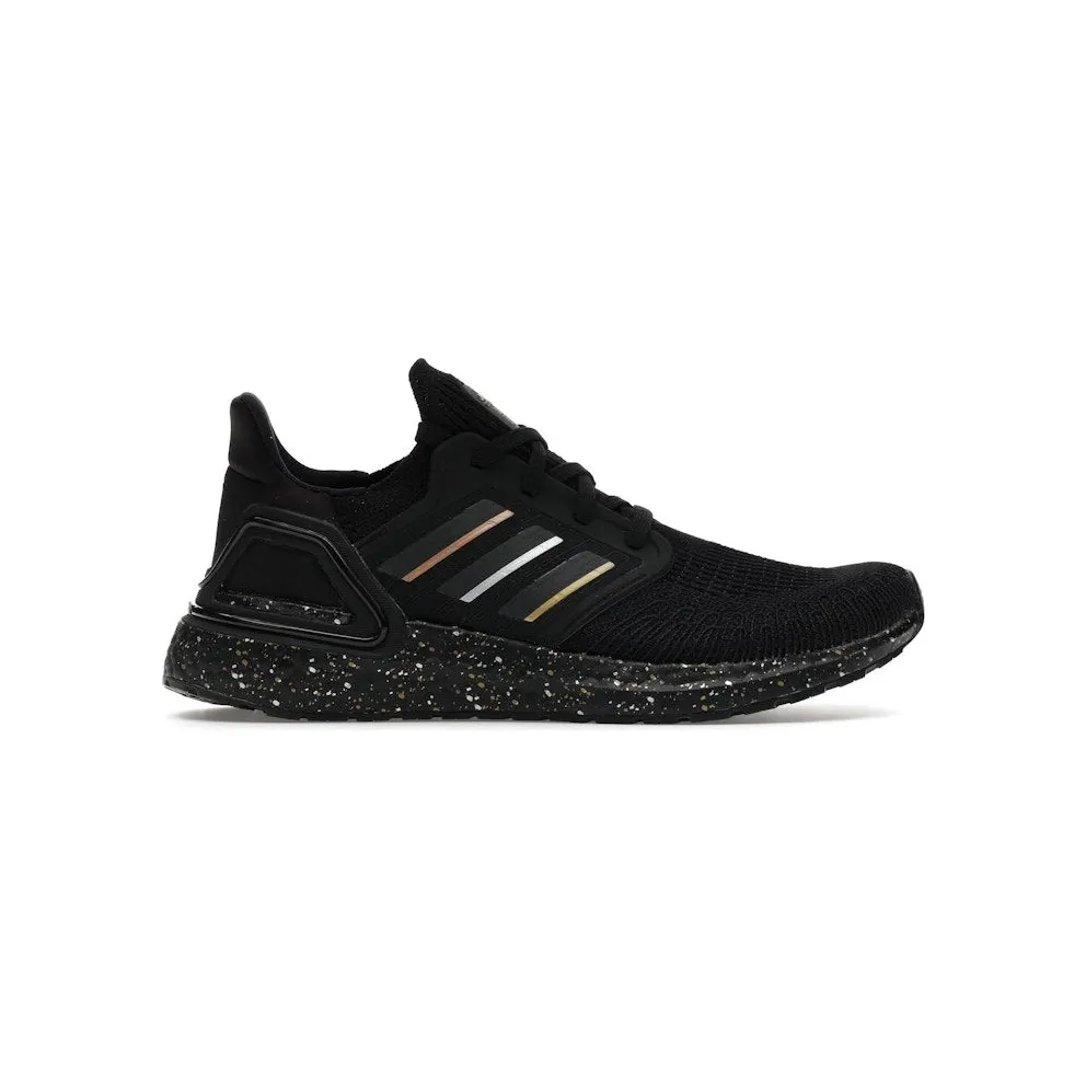 adidas Ultra Boost 20 Black Gold Metallic Silver (FY2900)