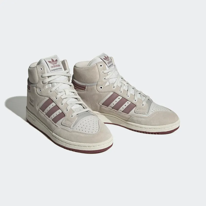 Adidas Centennial 85 High Crystal White / Purple / Burgundy (GY2536)