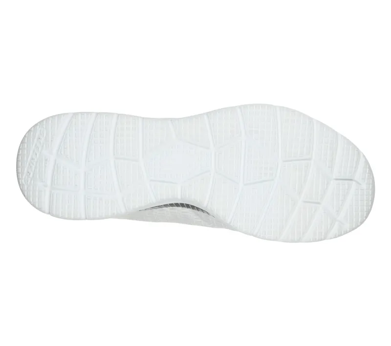 Skechers Bountiful – Quick Path – White / Silver – “White” (12607 WSL)
