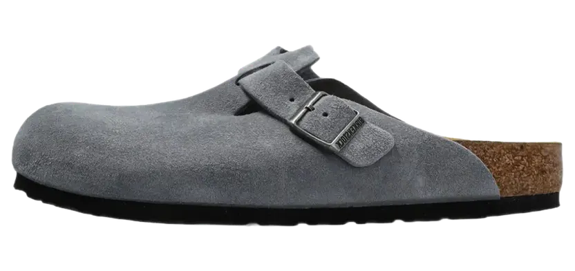 Birkenstock Boston Suede “Stone Blue” (1032771)