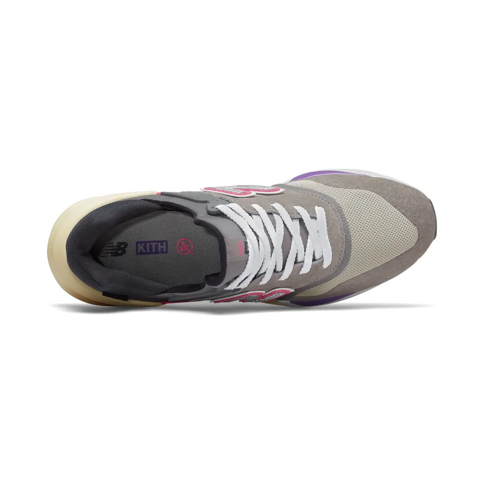 New Balance 997S Kith United Arrows and Sons Grey/Black-Purple-Pink-Cream (MS997KI)