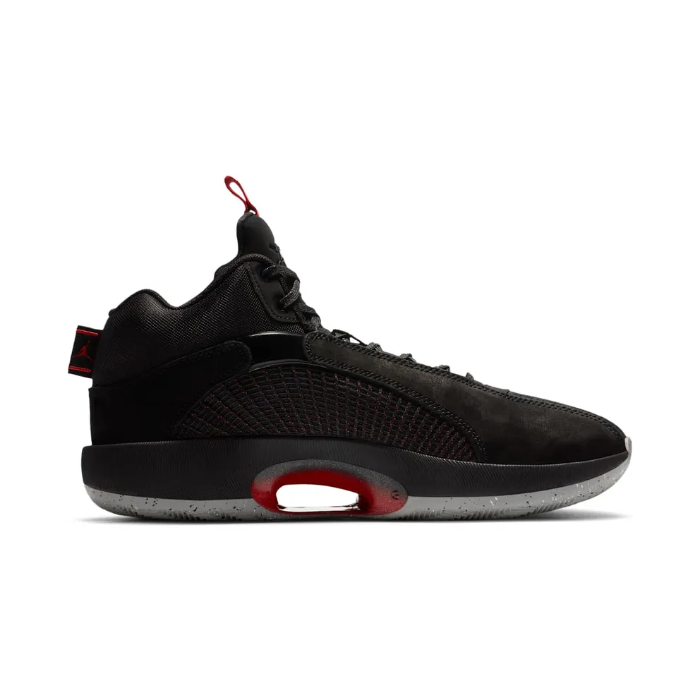 Jordan XXXV Warrior Black/University Red-Cement Grey (DA2625-600)