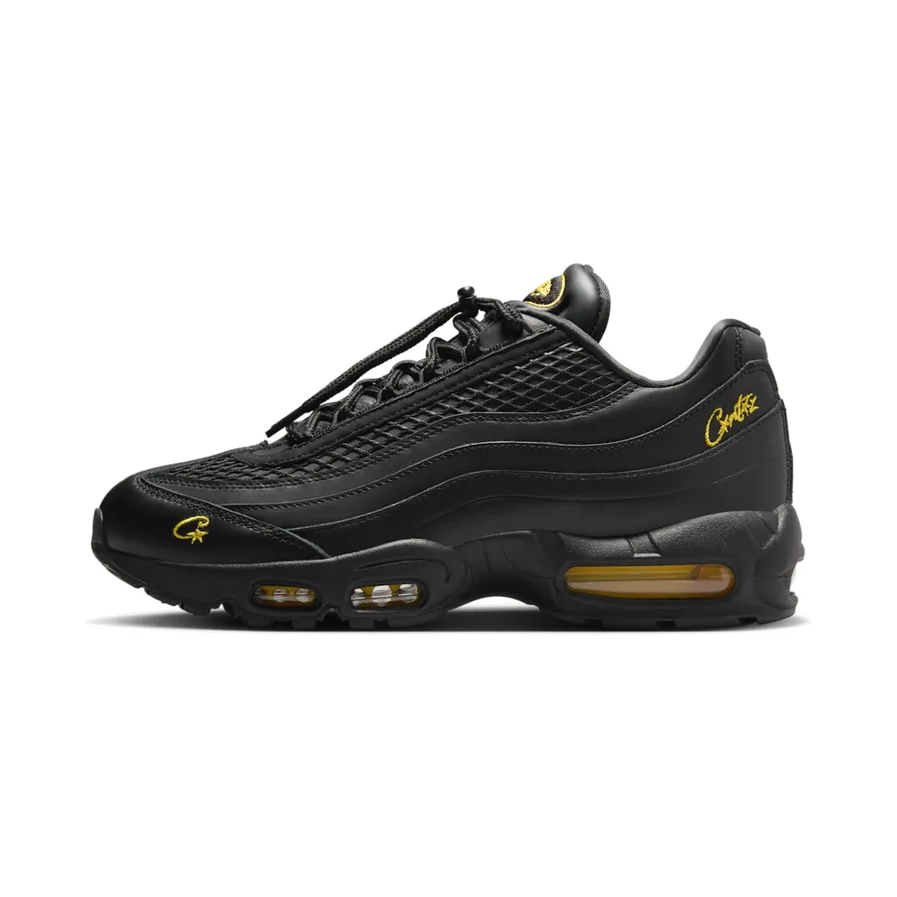 Nike x Corteiz Air Max 95 “Black/Black/Tour Yellow” (FB2709-003)