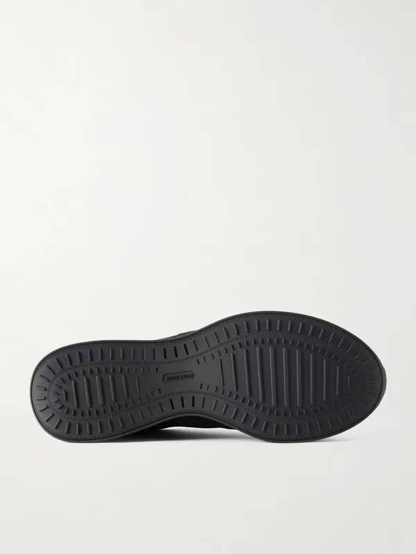 John Lobb Elastic Stream Nubuck Black (AAD91FL)