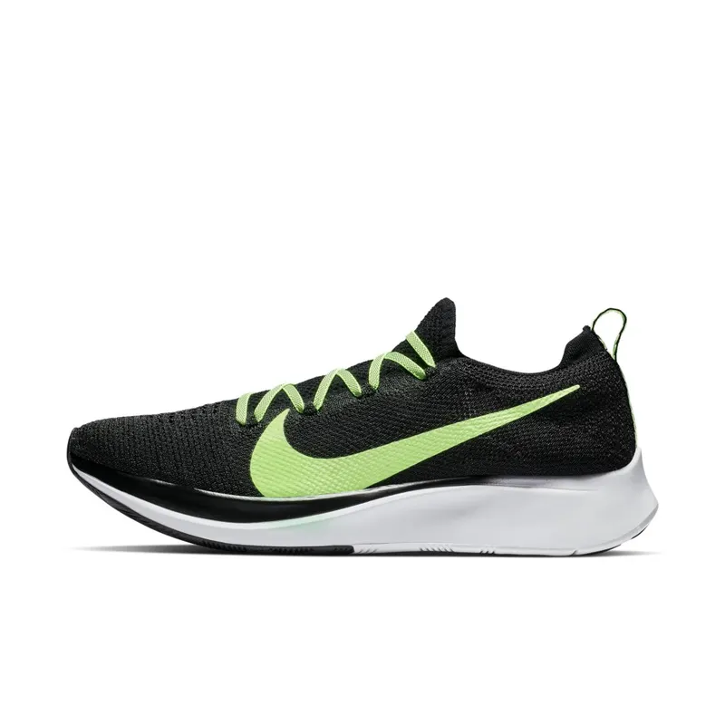 Nike Zoom Fly Flyknit Black Vast Grey Black Vast Grey Lime Blast (AR4561-003)