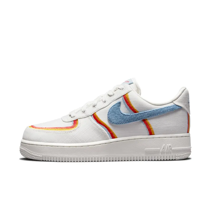 Nike Air Force 1 Low Sail Denim Swoosh (W) (DJ4655-133)