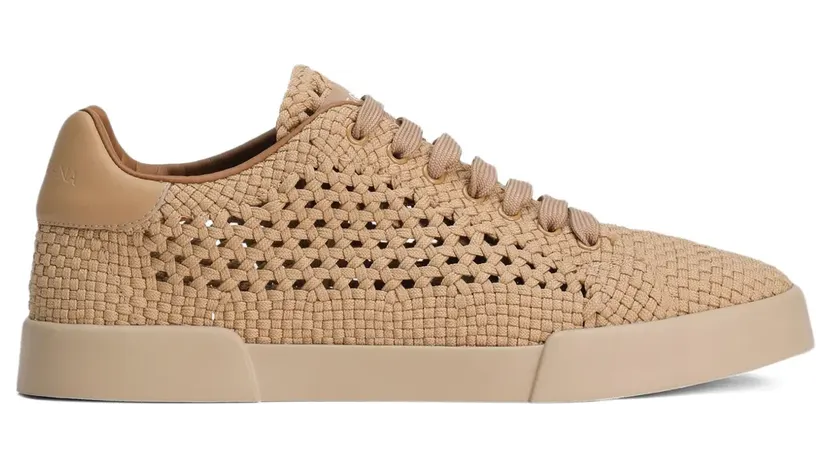 Dolce & Gabbana Portofino low-top sneakers – Beige (CS2350AE086)