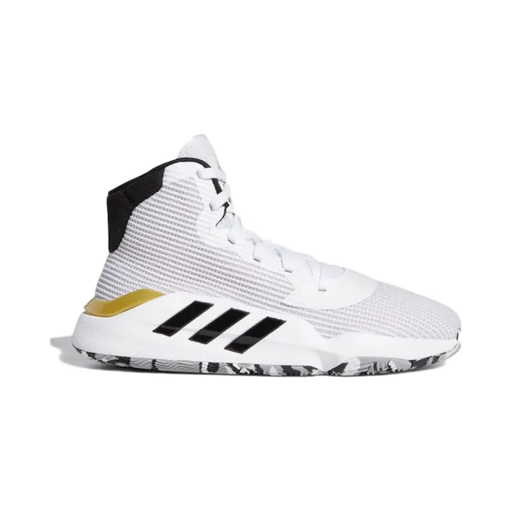 Adidas Pro Bounce 2019 ‘White Gold Metallic’ Cloud White/Core Black/Gold Metallic (EE3896)