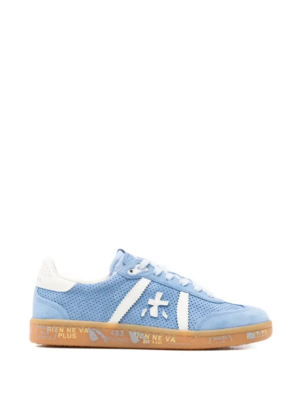 Premiata with geperforeerd detail – Blue (BONNIEDVAR8037)