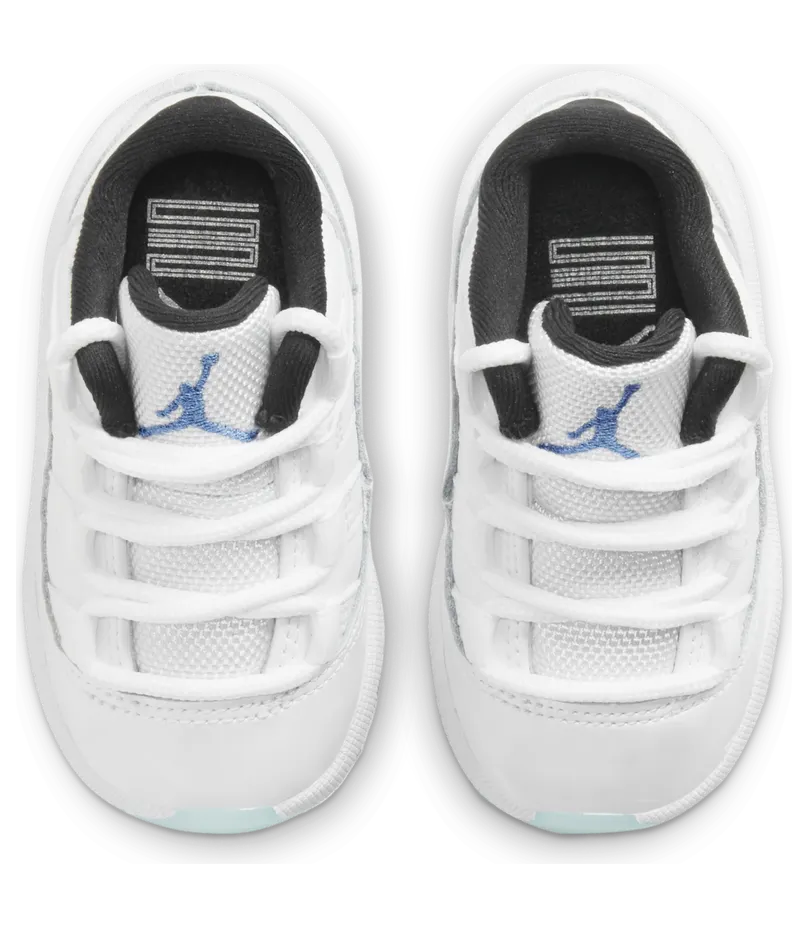 Air Jordan 11 Retro Low Wit – “White / White / Black / Legend Blue” (505836-117)