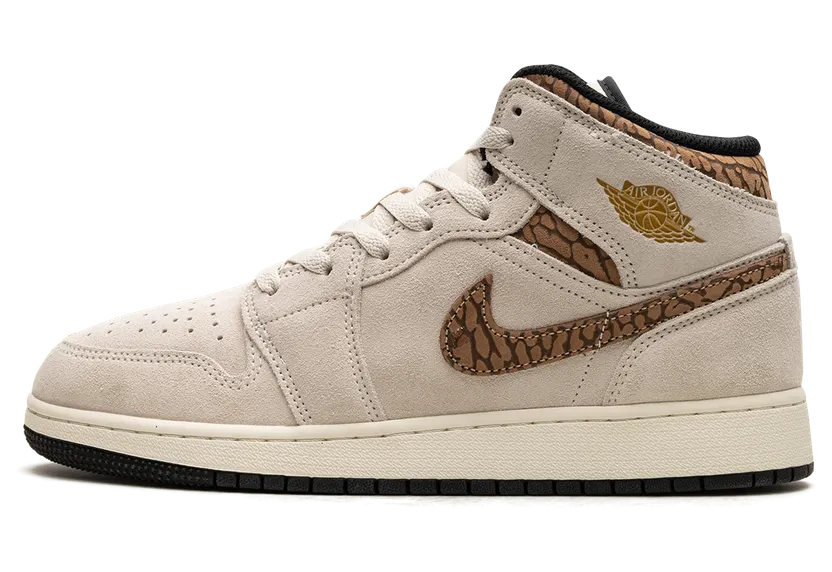 Jordan 1 Mid SE GS “Brown Elephant” (DZ5369-102)