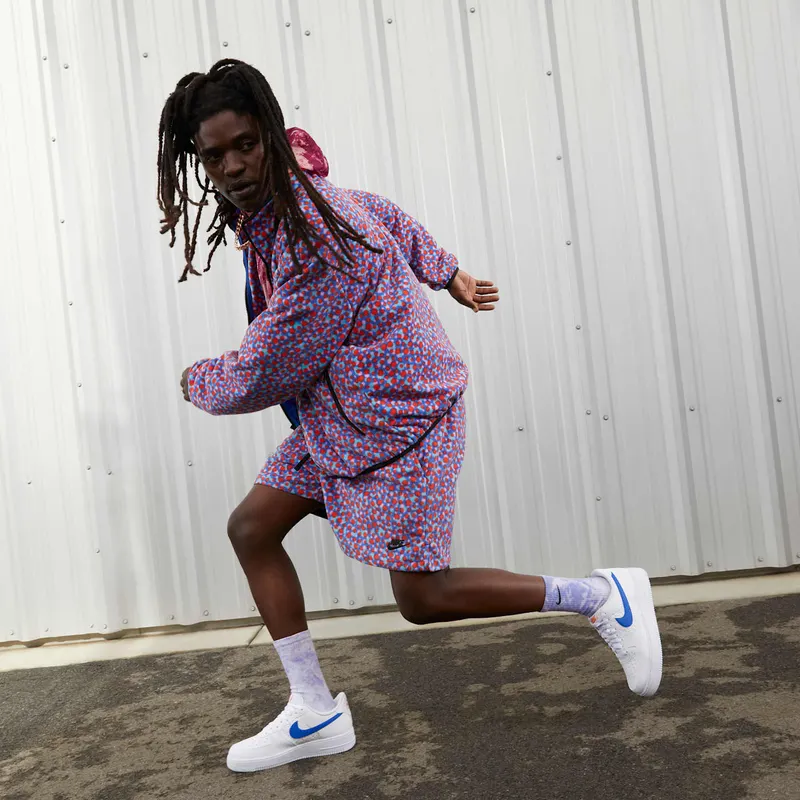 Nike Air Force 1 ’07 Low Embossed Hoops Racer Blue (FD0667-100)