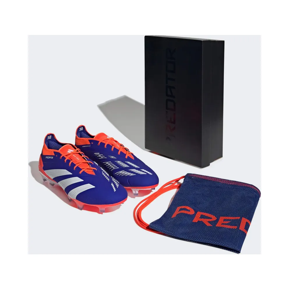 adidas Predator Elite FG Lucid Blue Cloud White Solar Red (IF8867)