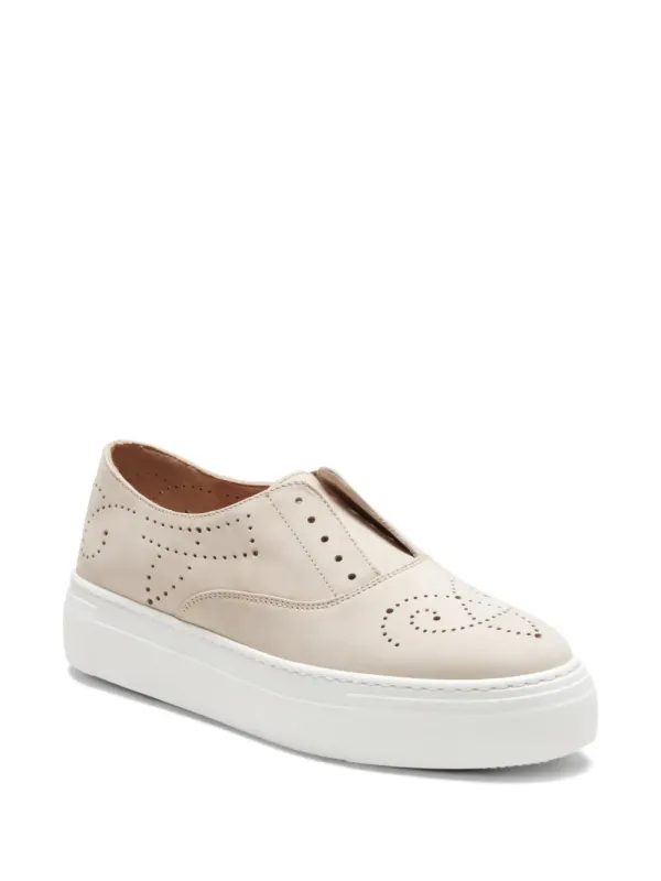 Fratelli Rossetti Slip-on with geperforeerde details – Beige (76043)