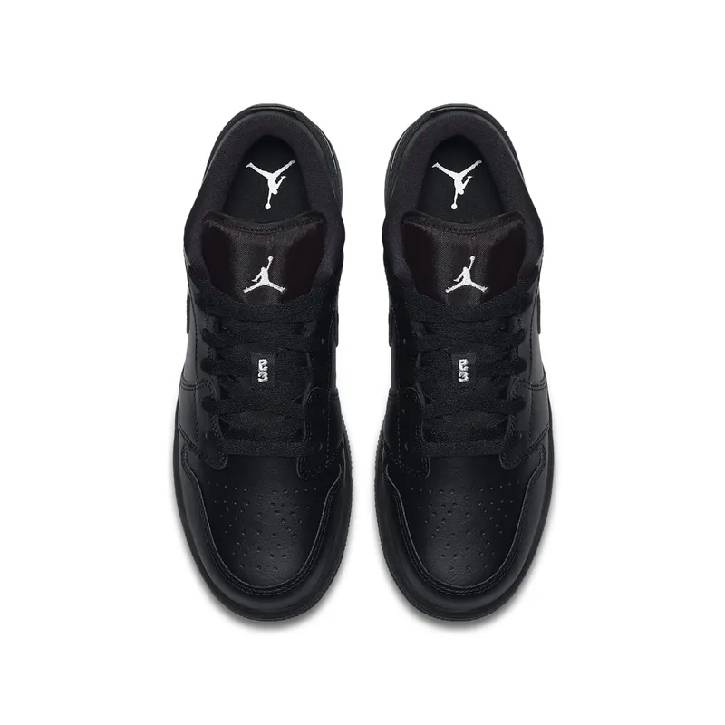 Jordan 1 Low Black (GS) Black/White-Black (553560-006)